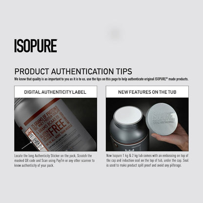 Isopure 100 Whey Isolate Protein Cookies  Cream With Vitamins for Immune support Lactose  Gluten-Free Vegetarian protein for Men  Women