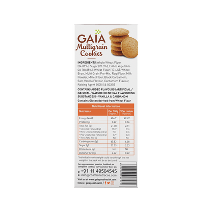 Gaia Multi-Grain Cookies 200g