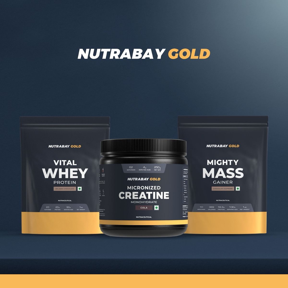 Nutrabay Gold Micronized Creatine Monohydrate 250g  62 Serving  Cola Flavor  Greater Strength