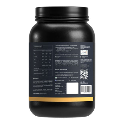 Nutrabay Gold Whey Protein Concentrate 1Kg  28 Serving  25g Protein  Rich Chocolate Creme Flavour  Build Muscle  Fast Recovery