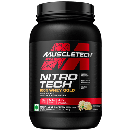 Muscletech Nitrotech 100 Whey Gold French Vanilla Cream