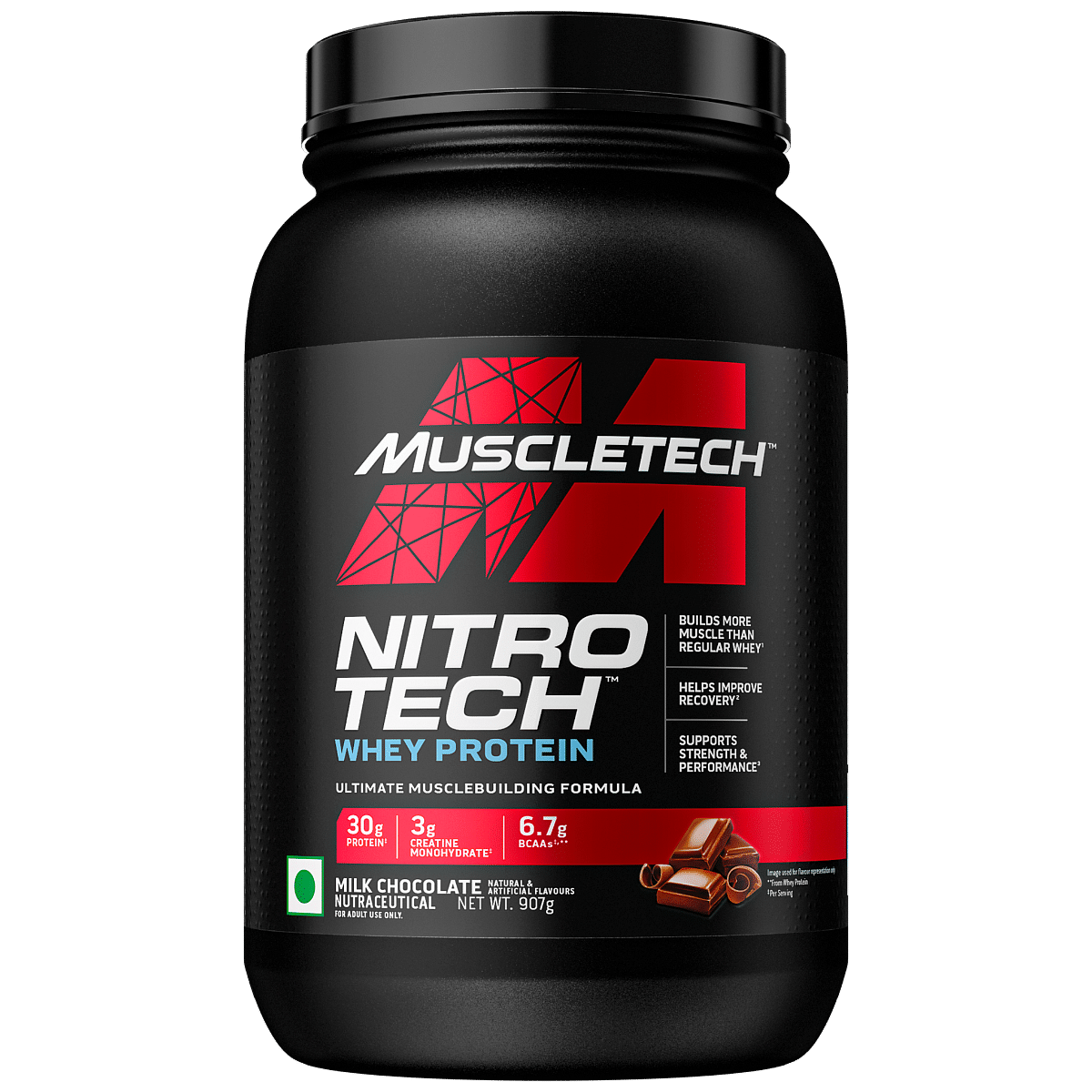 MuscleTech Nitrotech Whey Protein Milk Chocolate