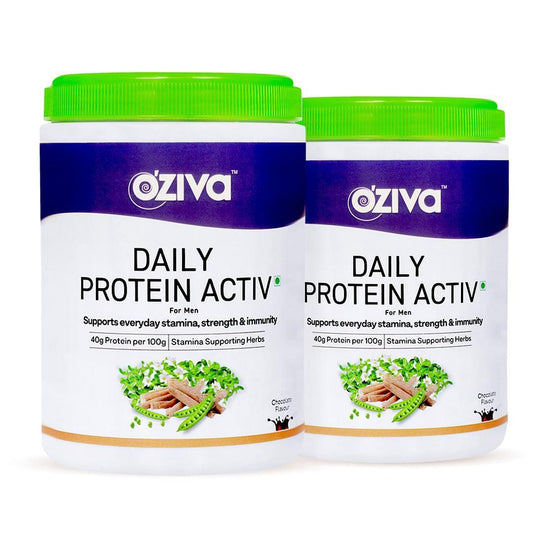 OZiva Daily Protein Activ For Men Better Stamina Energy  Muscular Health