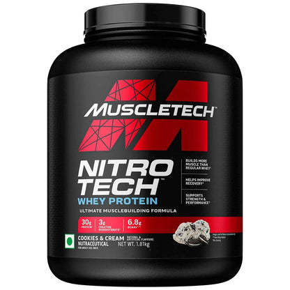 MuscleTech Nitrotech Whey Protein Cookies and Cream