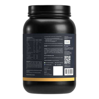 Nutrabay Gold Whey Protein Isolate 1Kg  31 Serving  25g Protein  Rich Chocolate Creme Flavour  Build Muscle  Fast Recovery