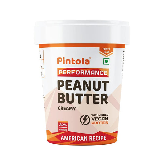 Pintola American Recipe Performance Series Peanut Butter Creamy  Vegan Protein  32 Protein  High Protein  Fiber