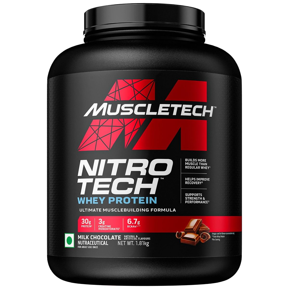 MuscleTech Nitrotech Whey Protein Milk Chocolate