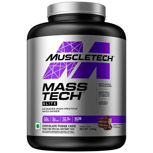 Muscletech Mass-Tech Elite Chocolate Fudge Cake 3Kg