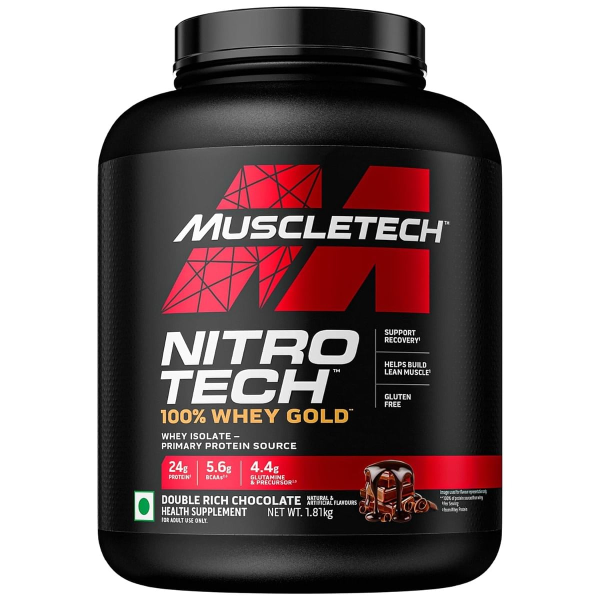 Muscletech Nitrotech 100 Whey Gold Double Rich Chocolate