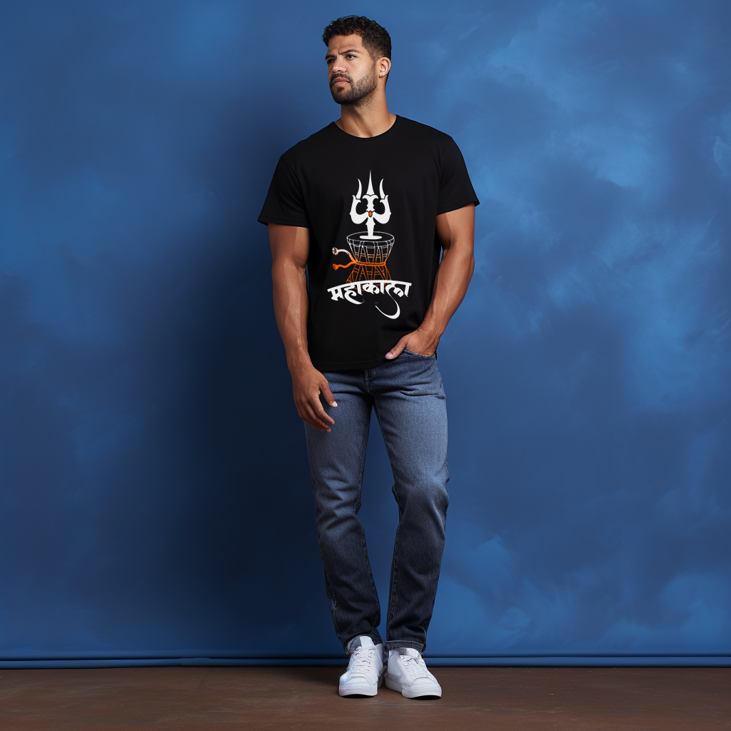 Mahakal Printed T Shirt For Boys