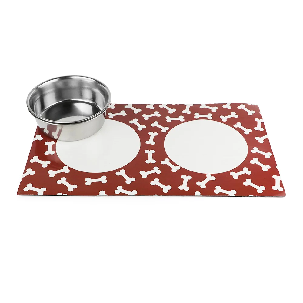 Pawpourri Saty On Mat for Dogs and Cats Red