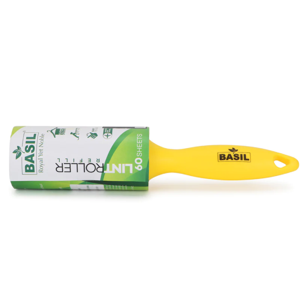 Basil Lint Roller for Dogs and Cats Yellow