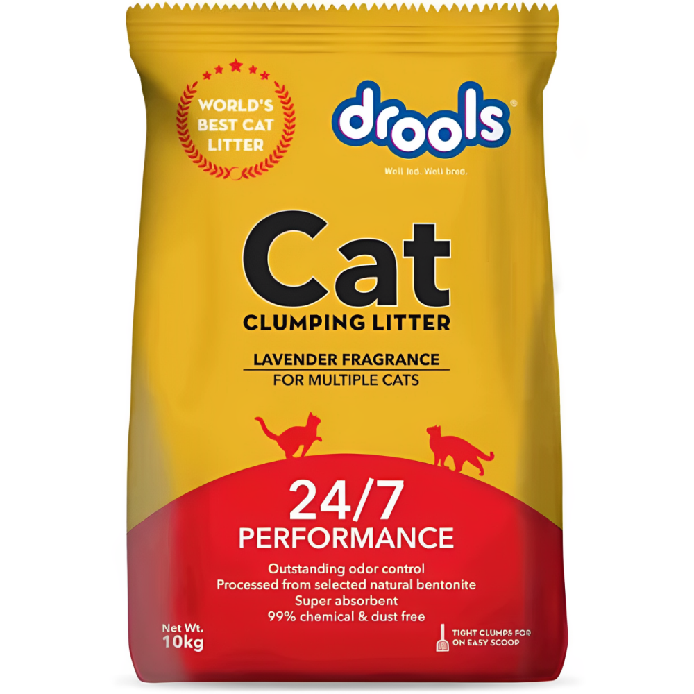 Drools Lavender Scented Clumping Cat Litter