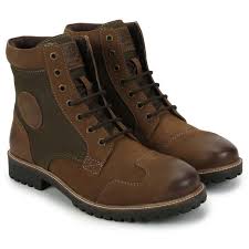 Royal Enfield Military Vibe Boots Brown  Navy