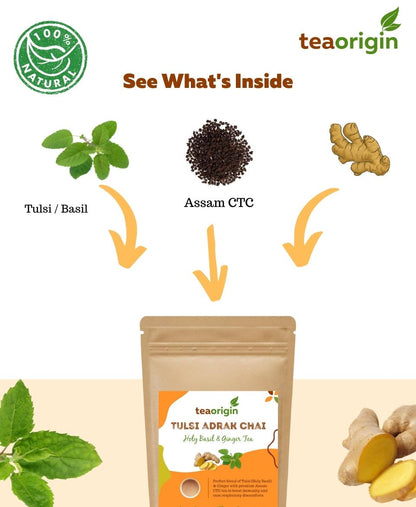 Tea Origin Tulsi Adrak Chai