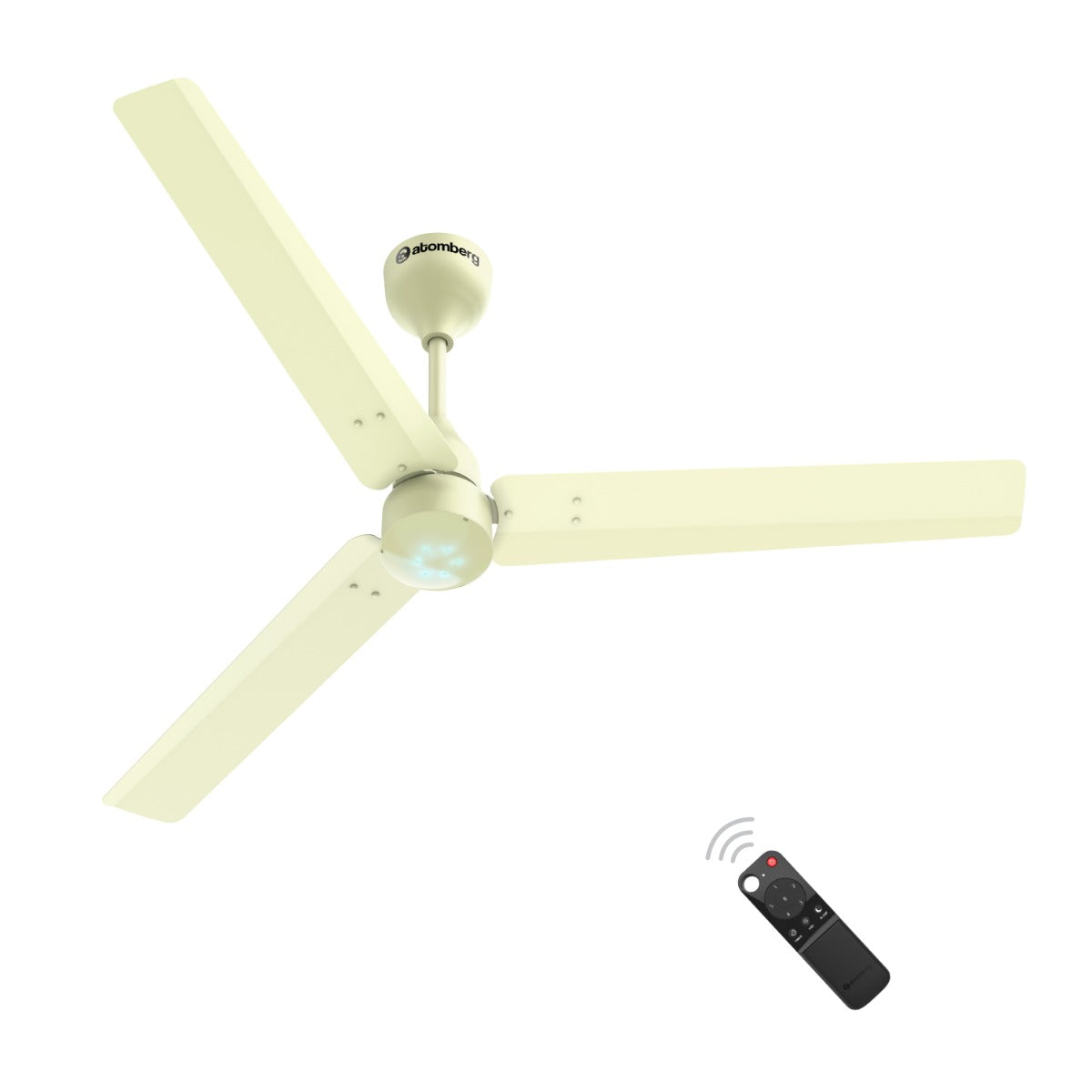 Atomberg Renesa 1200 mm BLDC Motor with Remote 3 Blade Ceiling Fan Ivory Pack of 1