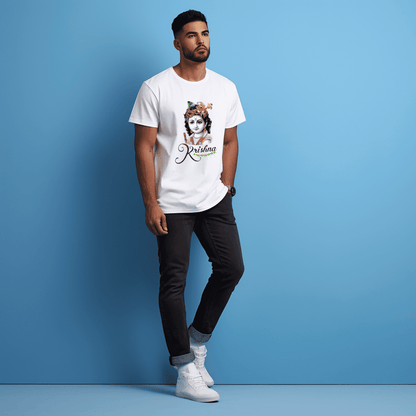 Krishna Ji Printed Tshirt For men