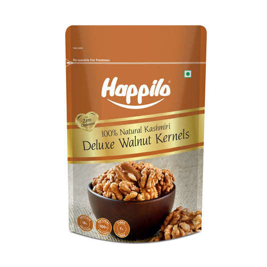 Happilo 100 Natural Deluxe Kashmiri Walnut Kernels