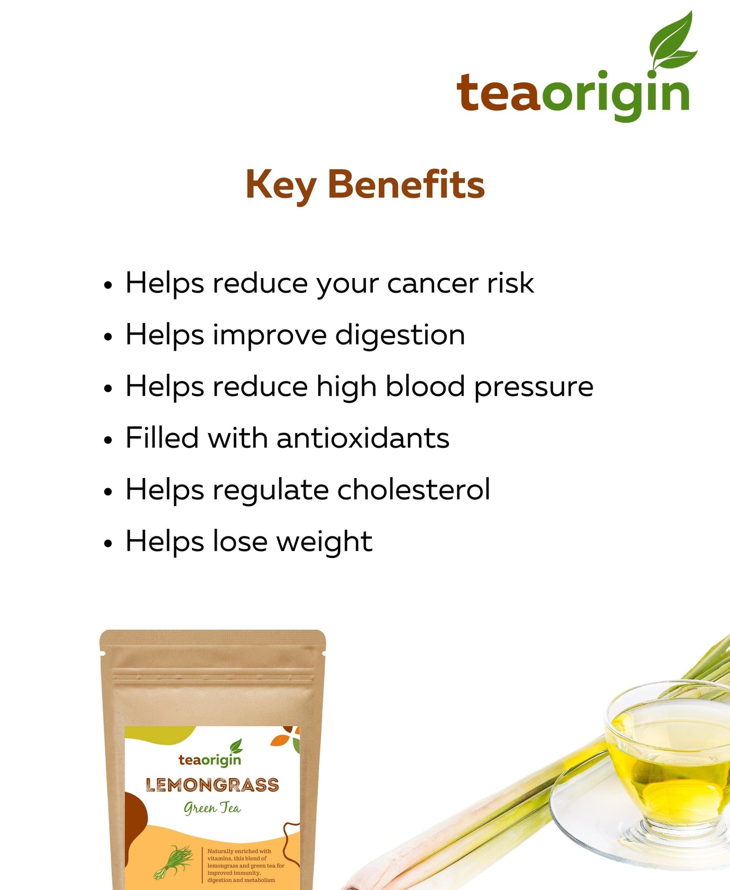 Tea Origin Lemongrass Green Tea