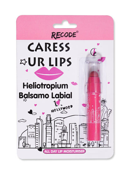 Recode Lip Balm Moisturizer - Caress UR Lips - Heliotropium 1.50 gms