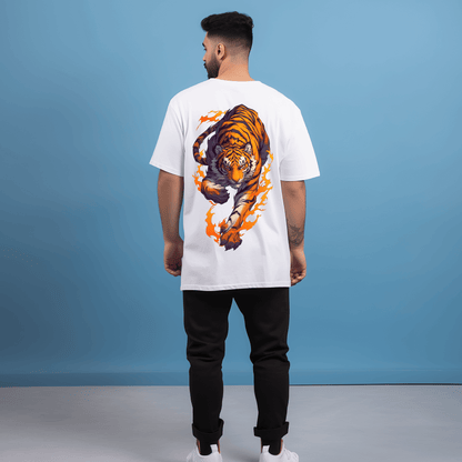 Tiger Oversized Printed Tshirt for Men and Women