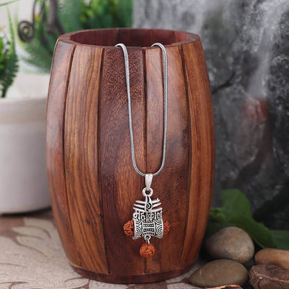 Mahakal Silver Locket Online with Chain
