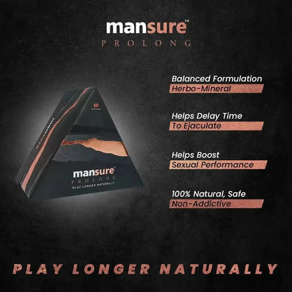 ManSure PROLONG for Men - 60 Capsules