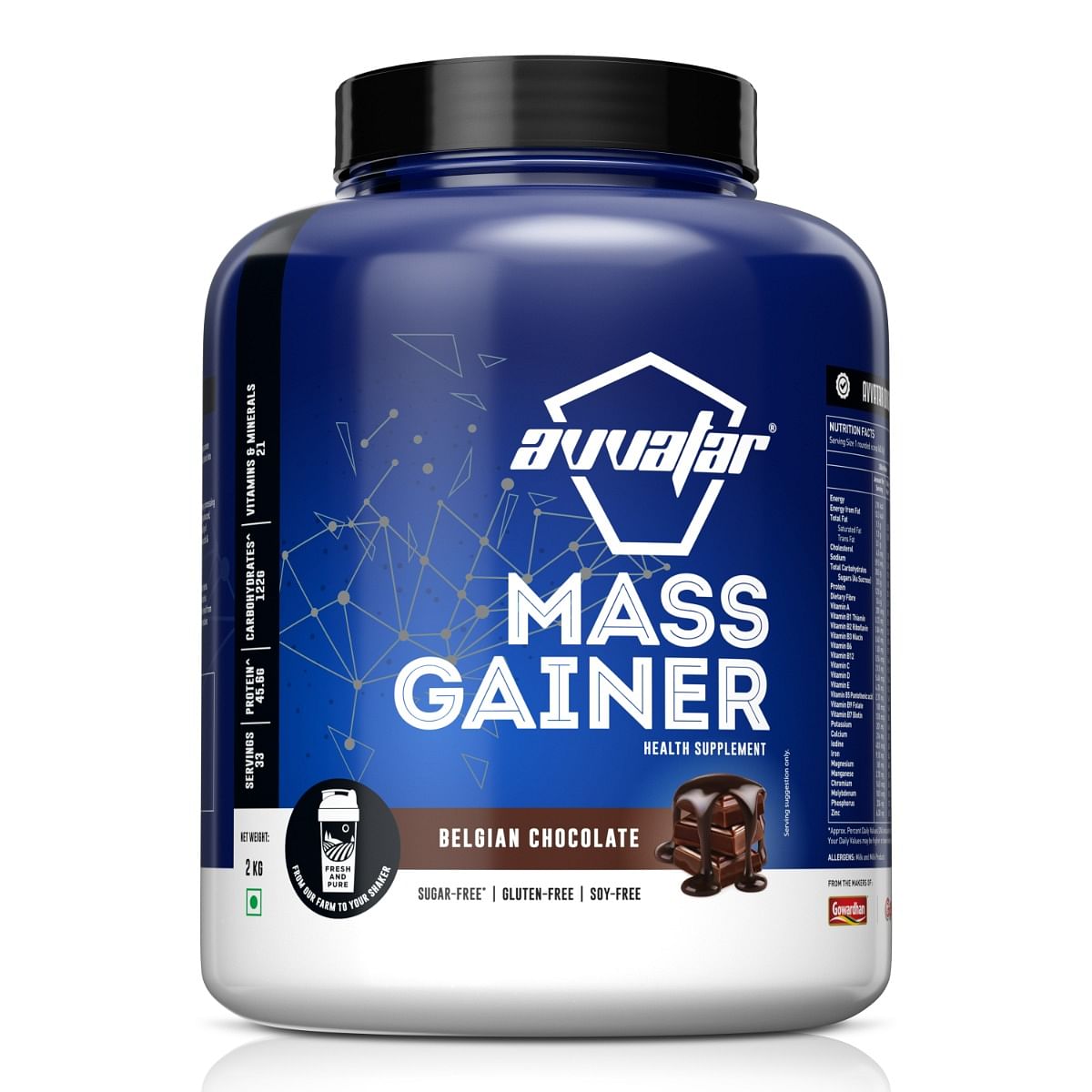 Avvatar Mass Gainer Belgian Chocolate