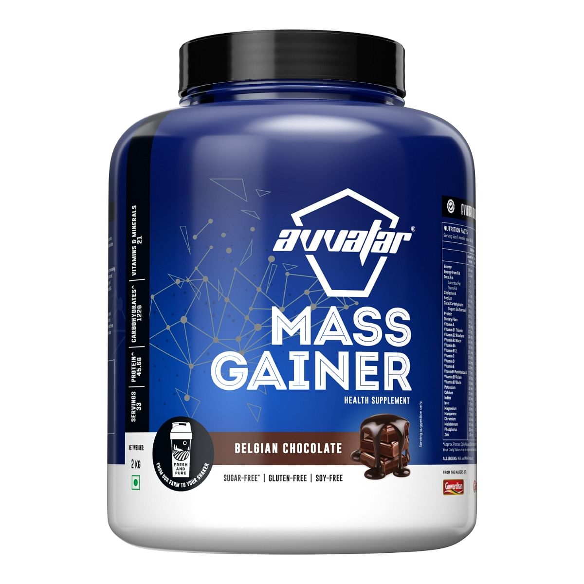 Avvatar Mass Gainer Belgian Chocolate