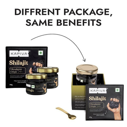 Kapiva Himalayan Shilajit  Shilajeet Resin 40g - For Endurance and  Contains Lab Report