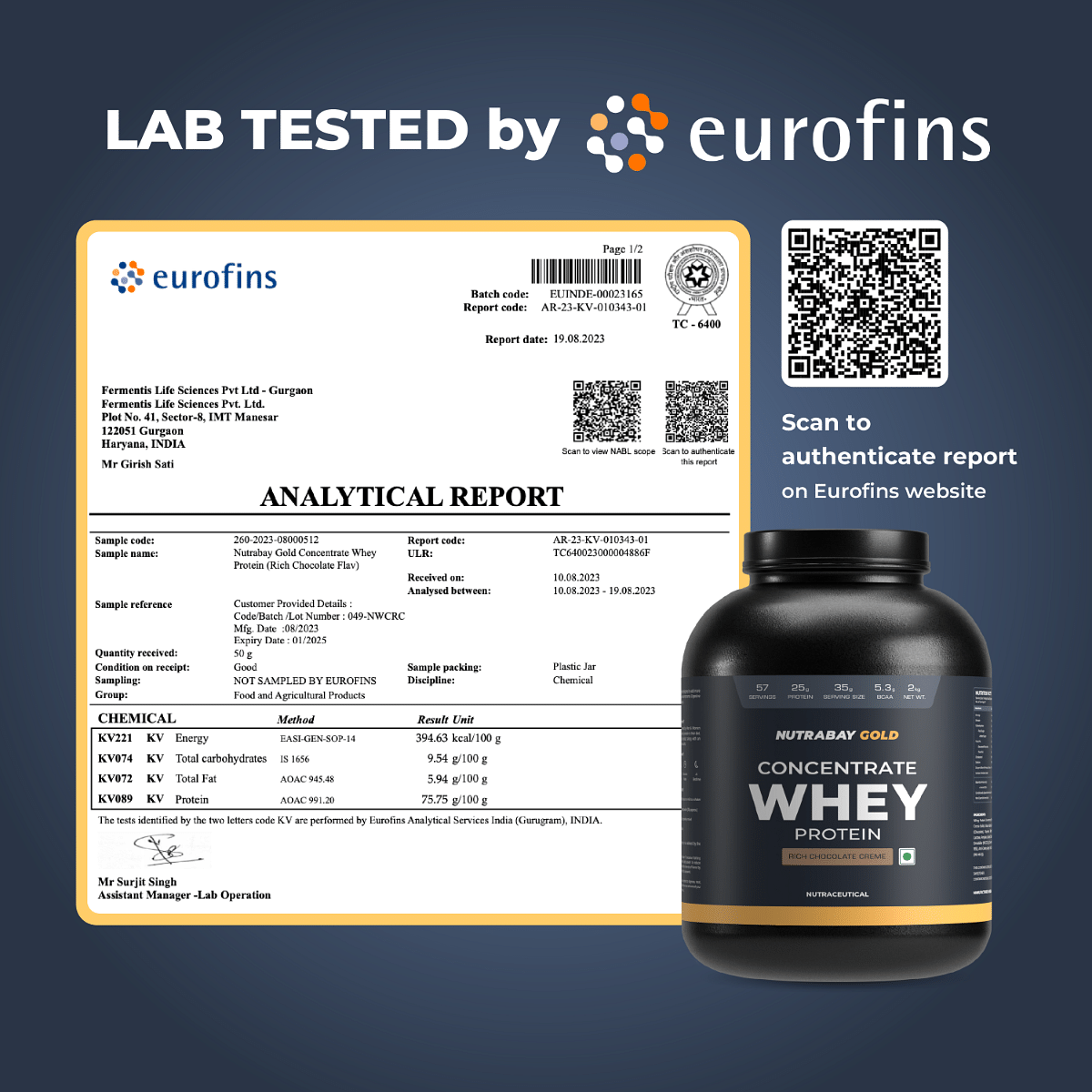 Nutrabay Gold Whey Protein Concentrate 2Kg  57 Serving  25g Protein  Rich Chocolate Creme Flavour  Build Muscle  Fast Recovery