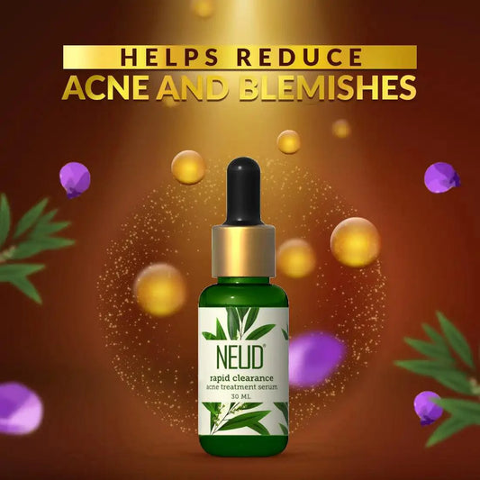 NEUD Rapid Clearance Acne Treatment Serum With Salicylic Acid Bakuchiol and Niacinamide - 30 ml