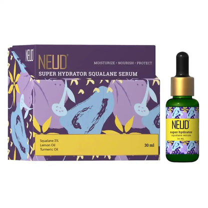 NEUD Super Hydrator Squalane Serum With Lemon Oil Turmeric Oil and Reverskin - 30ml