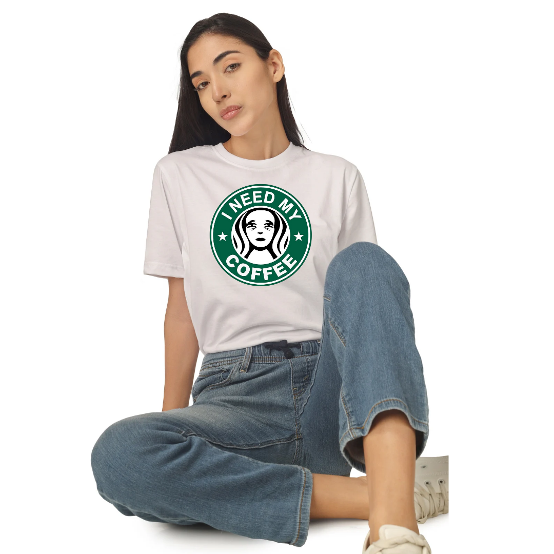 I Need My Coffee Printed Tee