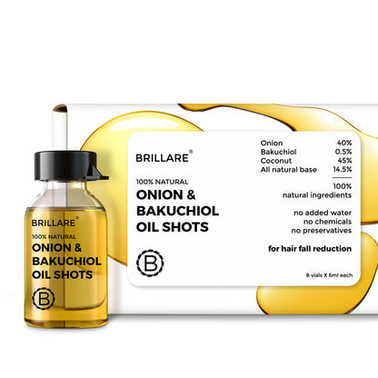 Onion  Bakuchiol Oil Shots For Hair Fall Reduction