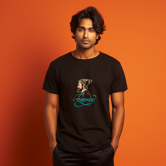 Chattarpati shivaji Printed T Shirt For Boys