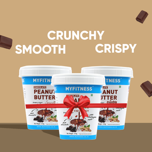 MyFitness Combo - of Chocolate Peanut Butter Smooth Crunchy  Crispy