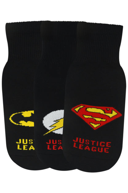 Justice League By Balenzia Ankle Socks For Men Pack Of 3 Pairs1U