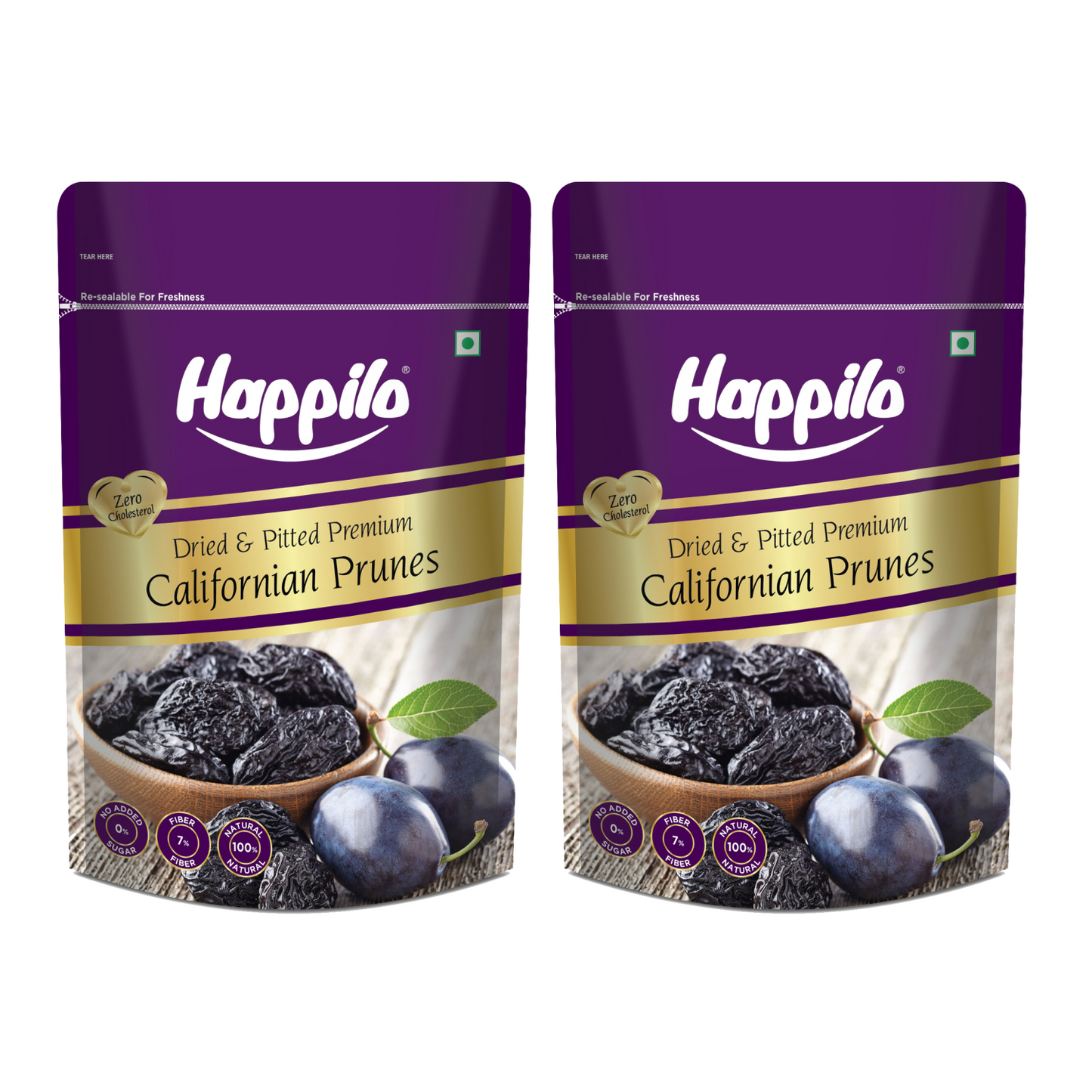 Happilo Premium Dried Californian Pitted Prunes