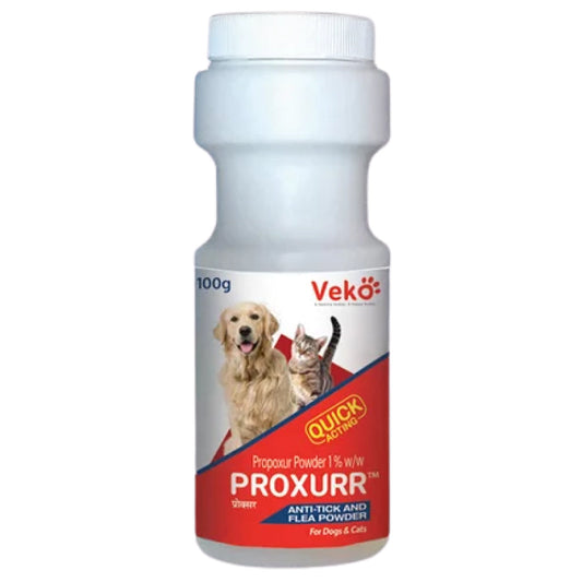 Veko Proxurr Propoxur tick Powder for Dogs and Cats 100g