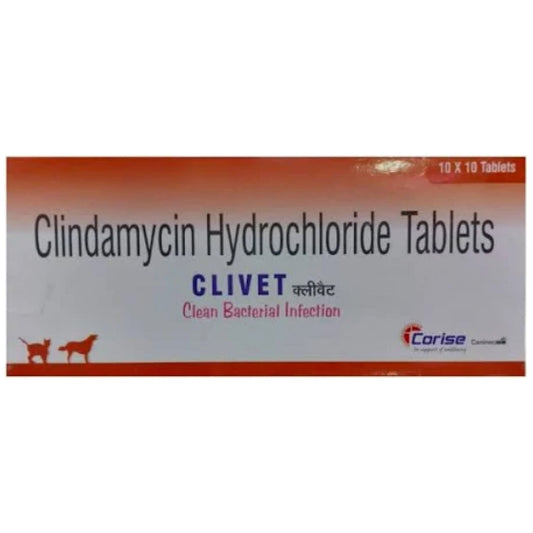 Corise Clivet Clindamycin Tablet for Dogs and Cats 10 tablets