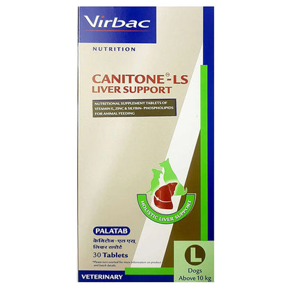 Virbac Canitone LS Liver Support Tablets for Dogs Pack of 30 tablets