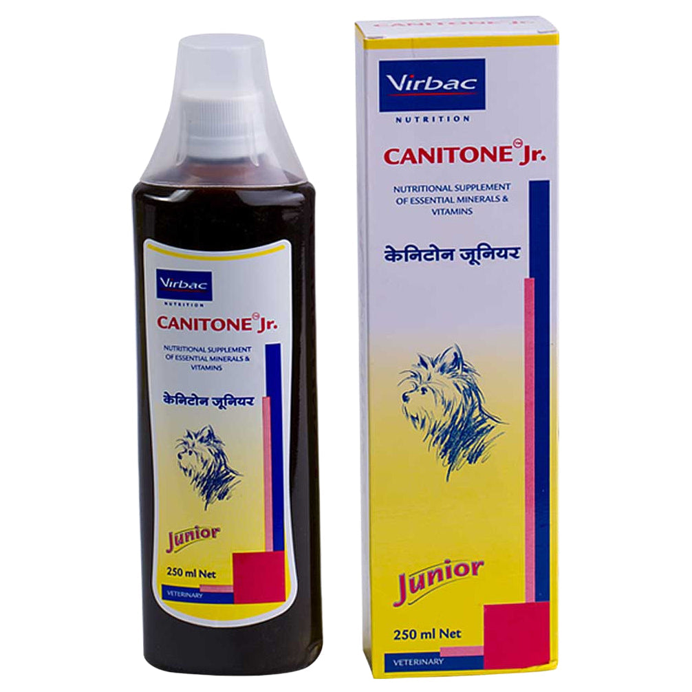 Virbac Canitone Junior Multivitamin Syrup for Dogs and Cats 250ml