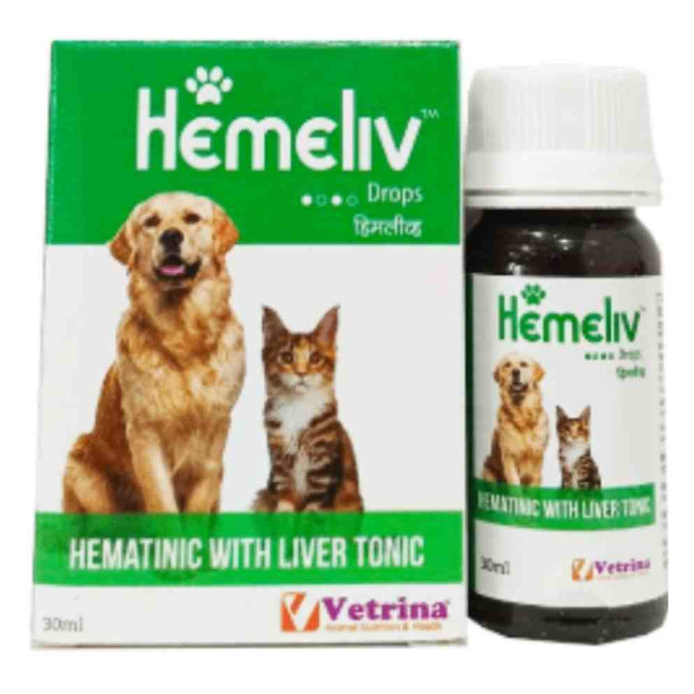 Vetrina Hemeliv Drop for Dogs and Cats 30ml