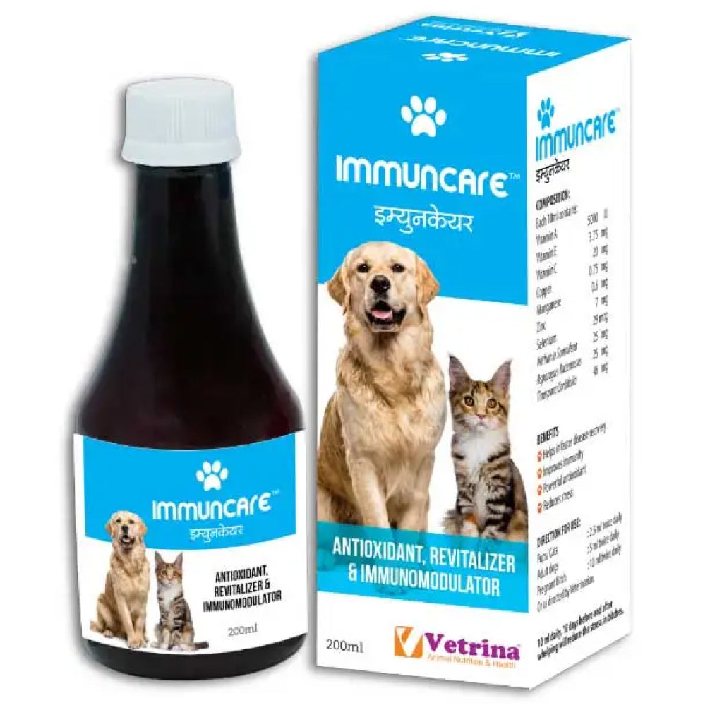 Vetrina Immuncare Syrup for Dogs and Cats 200ml