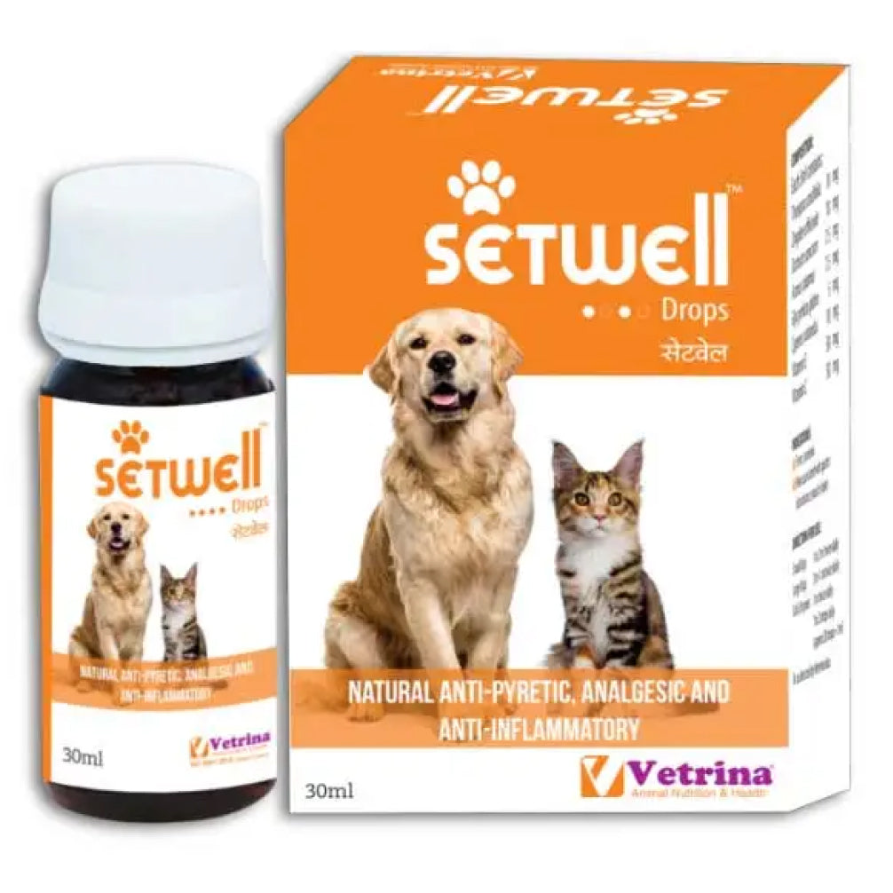 Vetrina Setwell Drops for Dogs and Cats 30ml