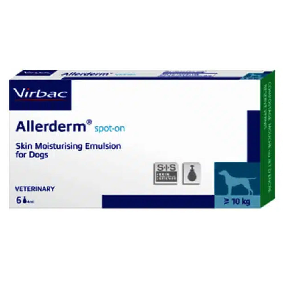 Virbac Allerderm Spot On Skin Moisturising Emulsion for Dogs