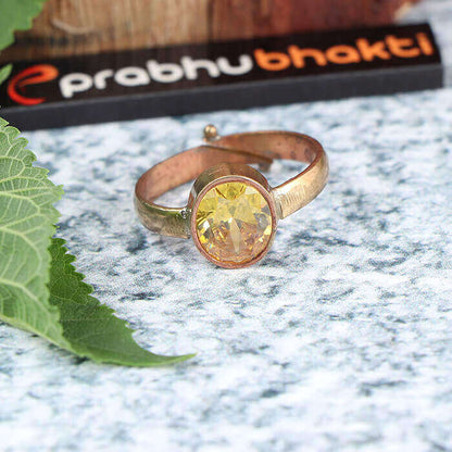 Elevate Your Style with a Stunning Pukhraj Ring  Shop Now