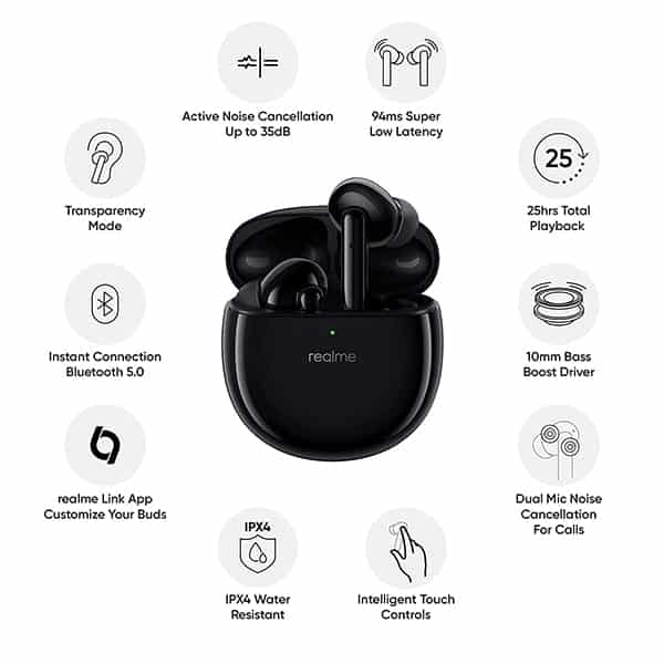 Realme Buds Air Pro Bluetooth Truly Wireless Earbuds