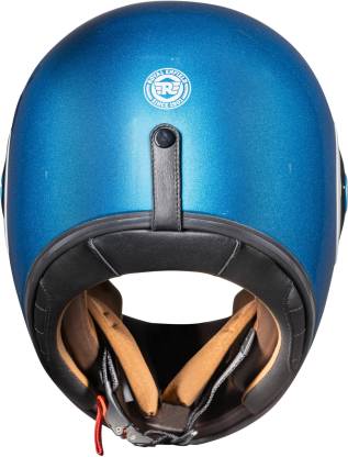 ROYAL ENFIELD NH44 Full Face with Visor ISI  DOT Certified Motorbike Helmet Gloss Dip Blue